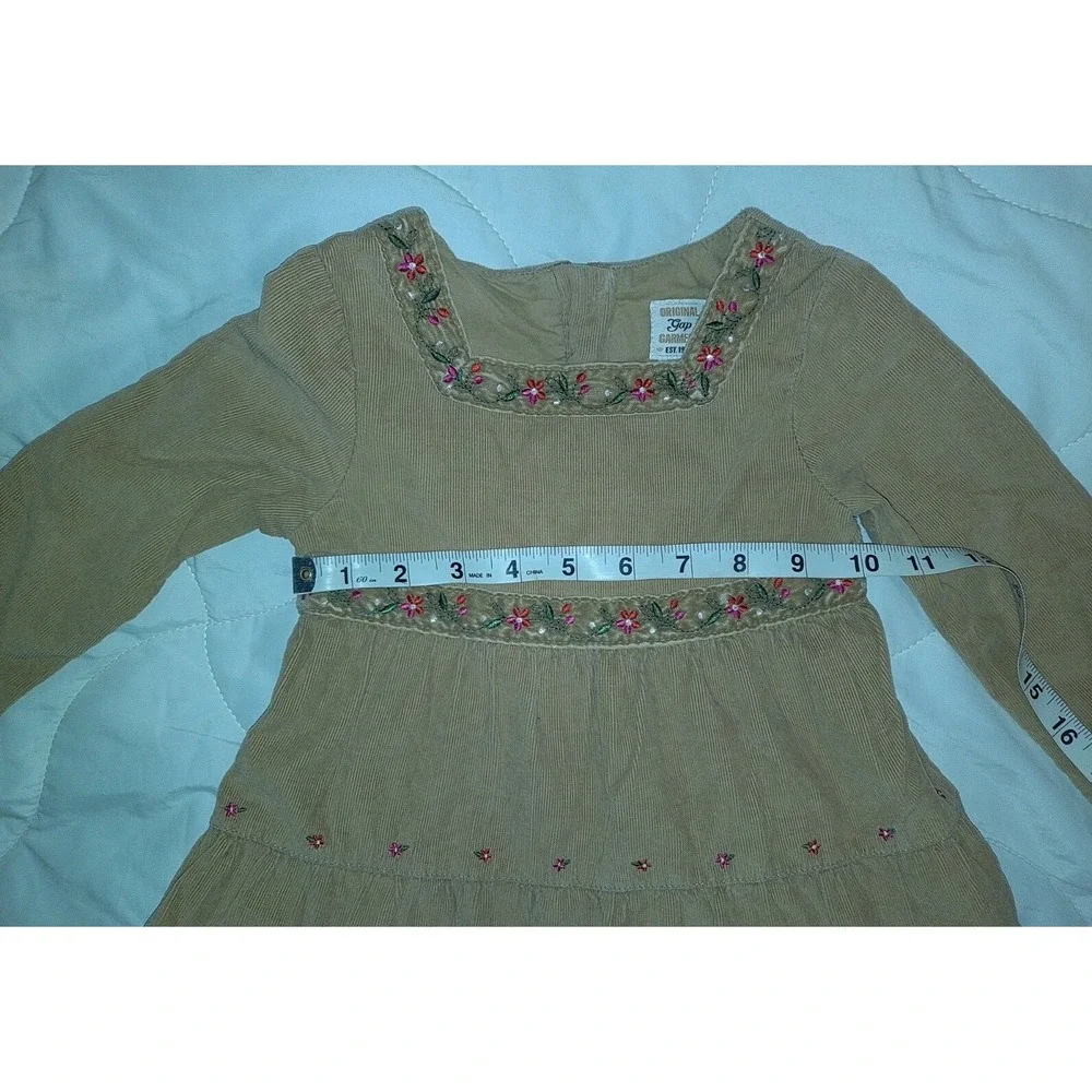💜🩷Gils Dress Original‎ Gap Garment Embroidery Flowers Size 2Y🩷❤️